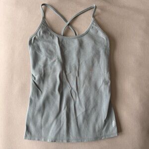 FP Movement by Free People Teal Crossback Seamless Tank